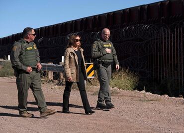 Harris visita frontera con México para hablar sobre migración