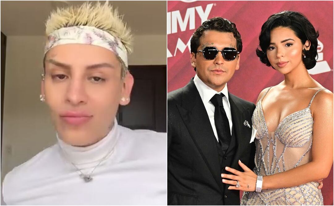 Christian Nodal le dice al influencer Kunno que se volverá a casar y se burla de Ángela Aguilar. Foto: Instagram/AFP