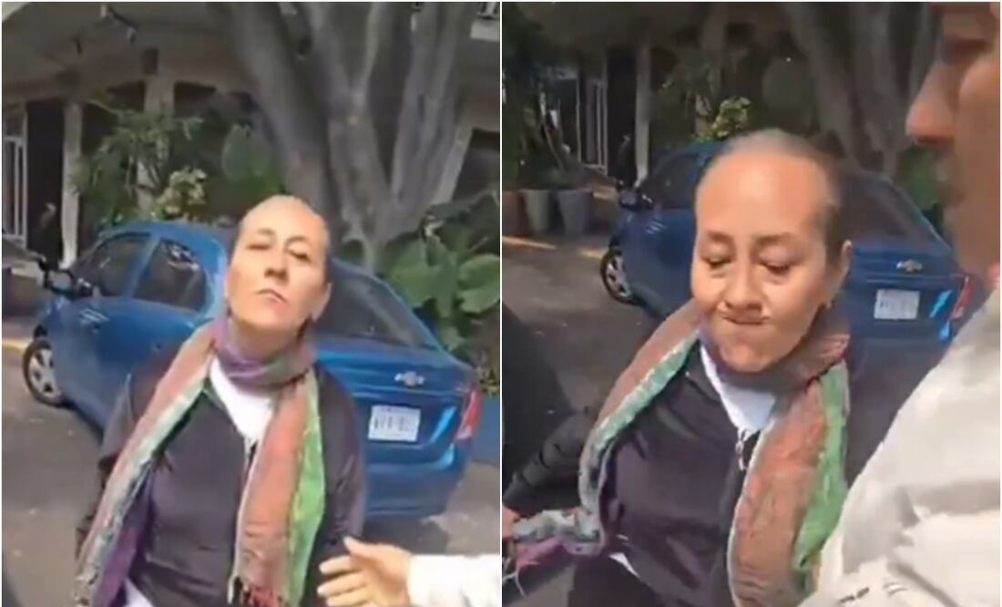 “Lady Paso Peatonal”: se estaciona mal y agrede a elementos de tránsito en CDMX. Foto: Captura de video / X