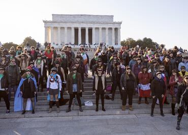 Video. “Un violador en tu camino" llega a Washington