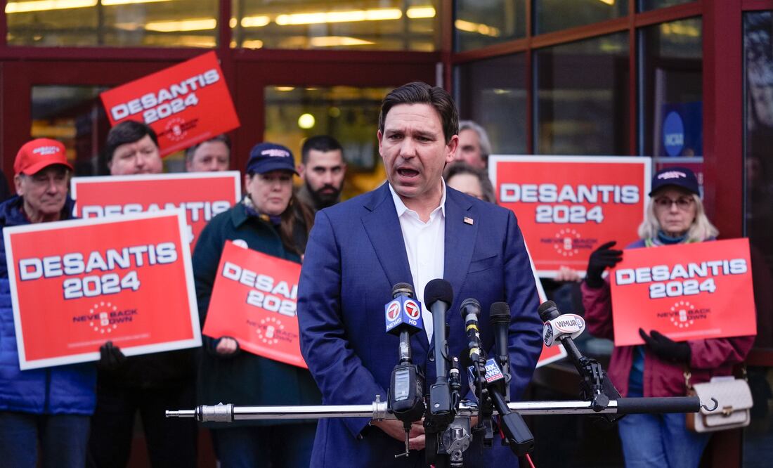 DeSantis envía más efectivos a Texas; "Necesitamos detener esta invasión en la frontera", dice (AP Photo/Matt Rourke, File)
