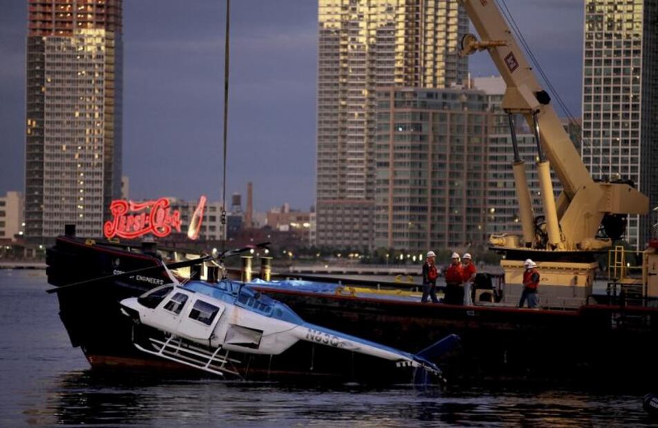 5 accidentes de helicópteros que marcaron a Nueva York