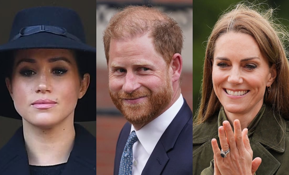 Meghan Markle prohíbe a Harry volver a ver a Kate Middleton tras enterarse que estuvo enamorado de ella. Foto: AFP / (AP Photo/Alberto Pezzali, File) / (Photo by Yui Mok / POOL / AFP)