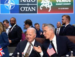 Biden anuncia “histórica donación” para Ucrania en celebración de los 75 años de la OTAN
