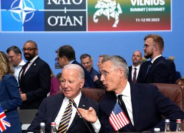 Biden anuncia “histórica donación” para Ucrania en celebración de los 75 años de la OTAN
