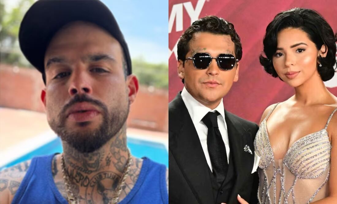 ¿Fueron Nodal y Ángela? Emiliano Aguilar afirma que alguien le ‘metió el pie’ para dejarlo fuera de los Premios Billboard. Foto: Tomada de Instagram @emiliano_aguilar.t / AFP