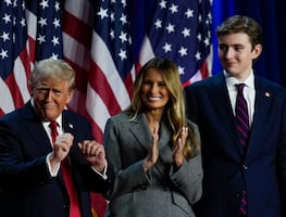 Melania Trump dice no, pero Barron regresa a la Casa Blanca con su padre Donald Trump