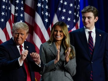 Nuera de Donald Trump habla de la inteligencia de Barron y la forma en que le hizo ganar las elecciones