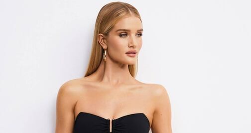 Rosie Huntington irradia belleza con sesión en múltiples bikinis