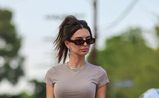 Emily Ratajkowski luce cintura "imposible" en Los Ángeles 