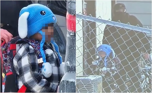 “Mi niño es estadounidense, déjenlo en paz”: video viral exhibe detención de menor de 5 años por ICE