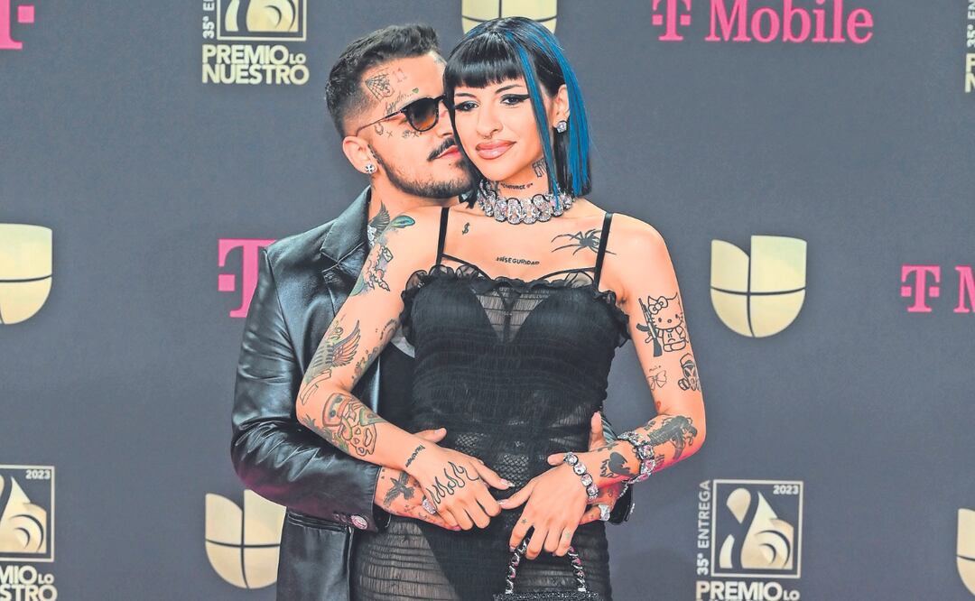 Christian Nodal revela que su hija y Cazzu casi mueren durante el parto. Foto: EFE/Giorgio Viera