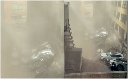 Reportan un muerto tras derrumbe de estacionamiento en Manhattan (VIDEO)