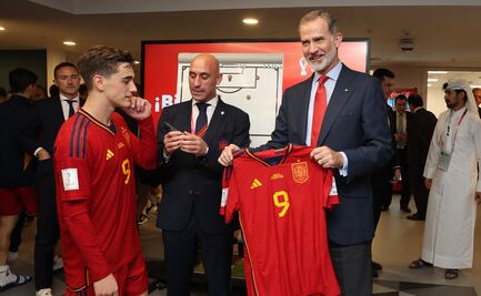 Rey Felipe felicita a selección de España por el 7-0 ante Costa Rica; “ha sido una auténtica gozada”