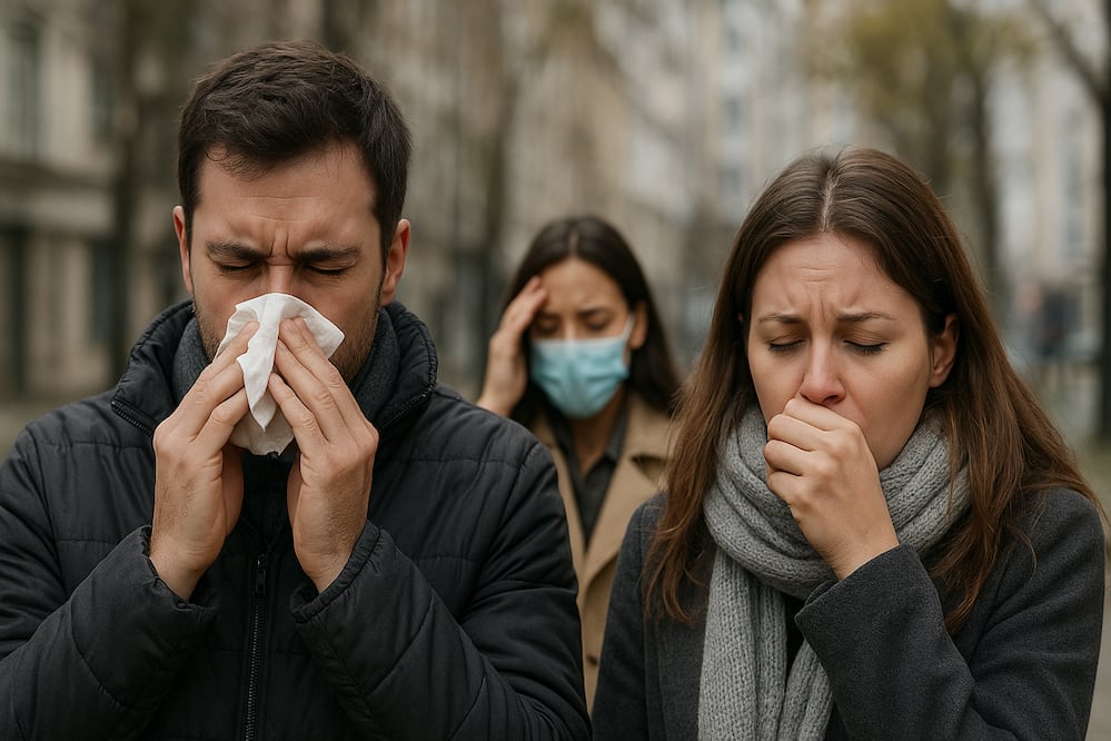 Supergripa por influenza A H3N2 se expandirá en México: infectólogo revela cuándo ir al hospital. Imagen generada con IA
