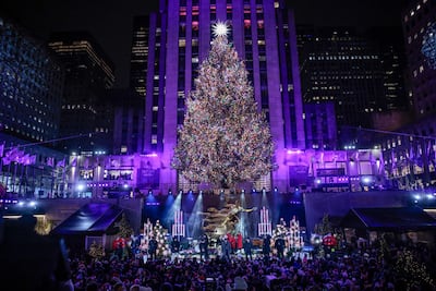 Encienden el árbol de Navidad de Rockefeller Center en NY: ¿Hasta cuándo estará?