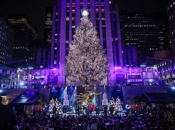Encienden el árbol de Navidad de Rockefeller Center en NY: ¿Hasta cuándo estará?