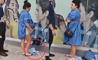 Nombran en redes 'Lady embarazada' a mujer que robó ropa de tienda y la ocultó en su vientre. VIDEO