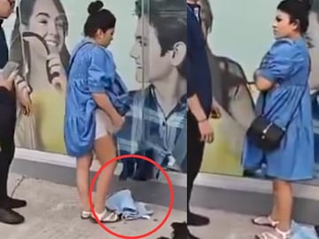 Nombran en redes 'Lady embarazada' a mujer que robó ropa de tienda y la ocultó en su vientre. VIDEO