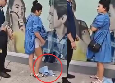 Nombran en redes 'Lady embarazada' a mujer que robó ropa de tienda y la ocultó en su vientre. VIDEO