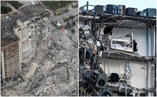 Suman 99 los desaparecidos tras derrumbe en edificio de Miami