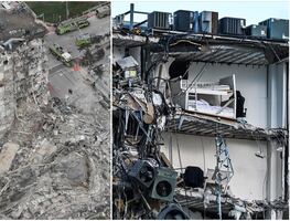 Suman 99 los desaparecidos tras derrumbe en edificio de Miami