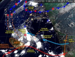 "Chris" impacta Veracruz y amenaza con fuertes lluvias en el centro de México
