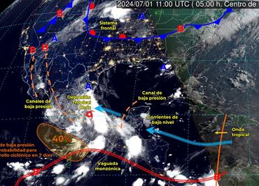 "Chris" impacta Veracruz y amenaza con fuertes lluvias en el centro de México