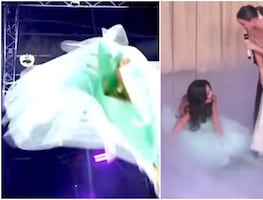 “Miss Universe Latina”. La brutal caída de la concursante cubana desde las alturas. VIDEO