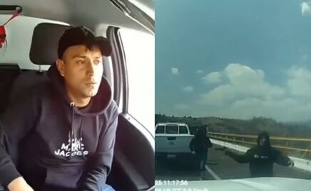 Así es el modus operandi para robar a traileros en la autopista Chamapa-Lechería, Edomex. VIDEO
