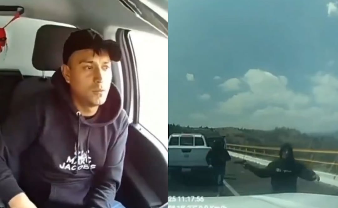 Roban tráiler en autopista Chamapa-Lechería en Edomex FOTO: Tomada de VIDEO