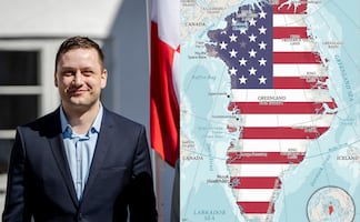 Partidarios de Trump vuelven a tensar la cuerda: Groenlandia responde a imagen viral con bandera de Estados Unidos