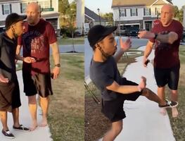 Video. 'Viniste al vecindario equivocado'; sargento de EU amenaza a afroamericano