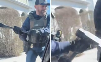 A martillazos, ICE rompe ventana de auto y arresta a migrante en Massachusetts; violento arresto indigna en redes. VIDEO