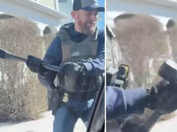 A martillazos, ICE rompe ventana de auto y arresta a migrante en Massachusetts; violento arresto indigna en redes. VIDEO