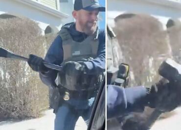 A martillazos, ICE rompe ventana de auto y arresta a migrante en Massachusetts; violento arresto indigna en redes. VIDEO