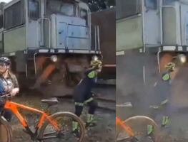 Como caso de "La Emperatriz", otra mujer es golpeada por tren al tomarse una selfie en Brasil