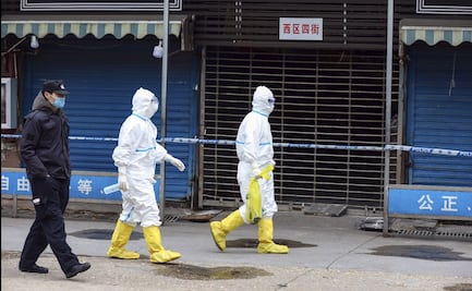 Mujer vendedora, el primer caso de Covid en la ciudad china de Wuhan