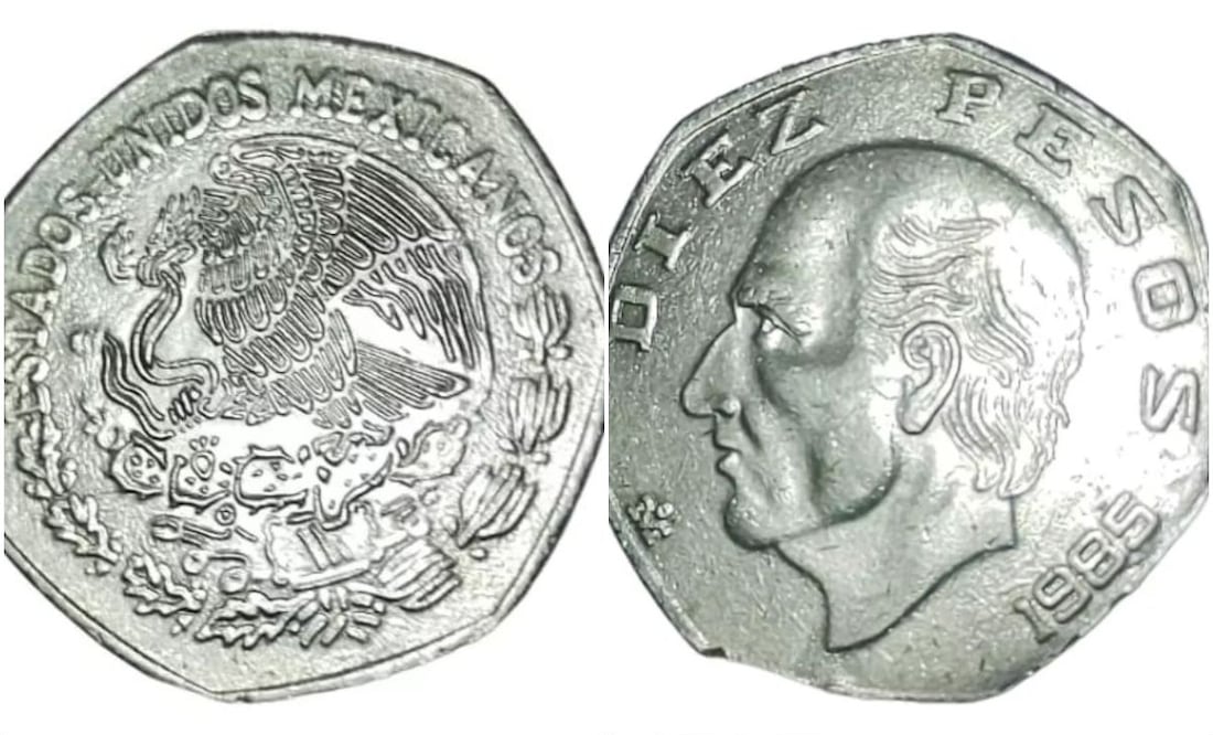 Moneda de Miguel Hidalgo. Foto: Captura / MercadoLibre
