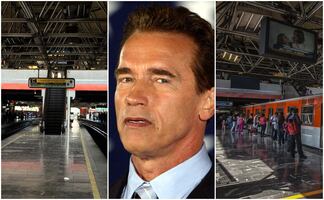 La película que Arnold Schwarzenegger filmó en el metro Chabacano de México