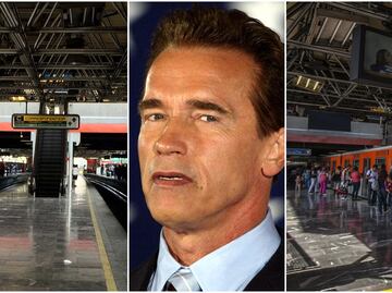 La película que Arnold Schwarzenegger filmó en el metro Chabacano de México