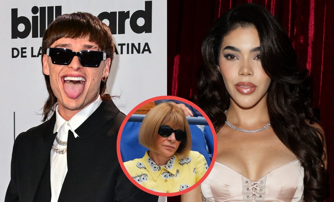 Anna Wintour ignora a Peso Pluma y Kenia Os en la Semana de la Moda de Nueva York. VIDEO. Foto: AFP/AP/Carlos Mejía/EL UNIVERSAL