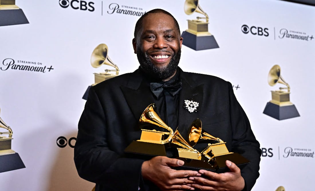 El rapero estadounidense Killer Mike es detenido justo después de ganar tres Grammy. Foto AFP