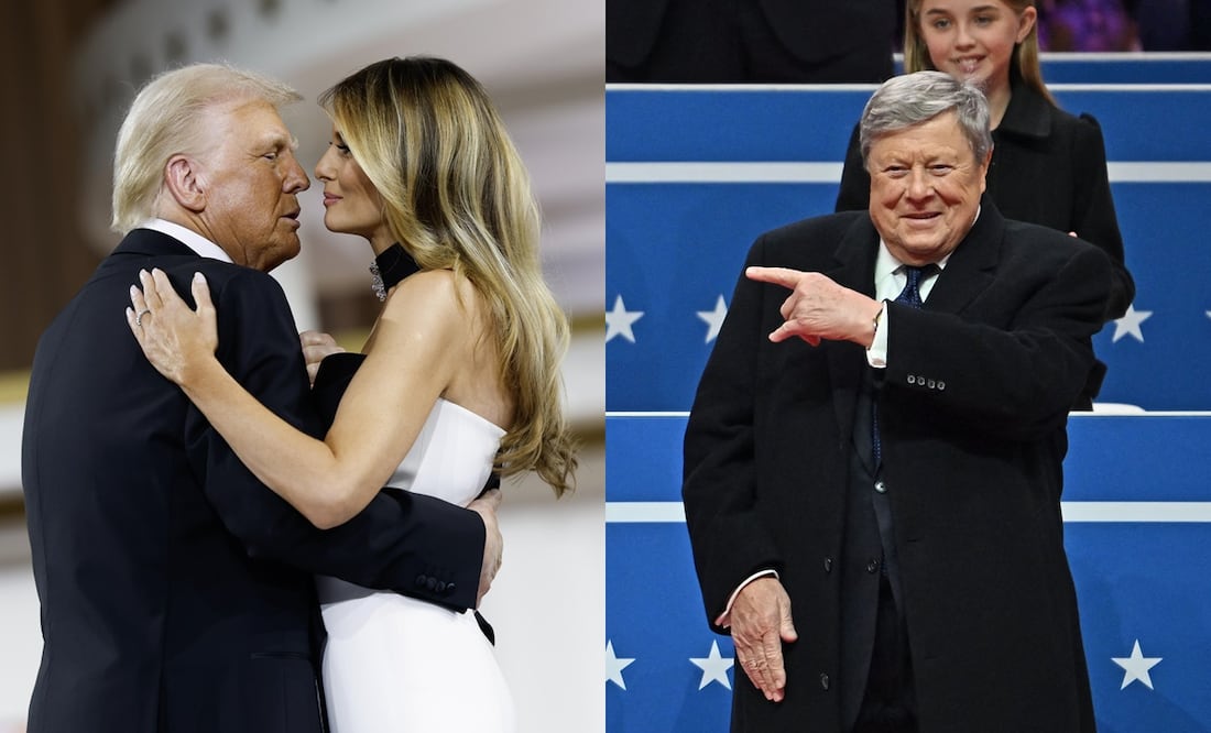 Donald Trump es solo dos años menor que el padre de Melania y abuelo de Barron. ¿Quién es? Foto: ANGELA WEISS / AFP / EFE / ANNA MONEYMAKER / POOL