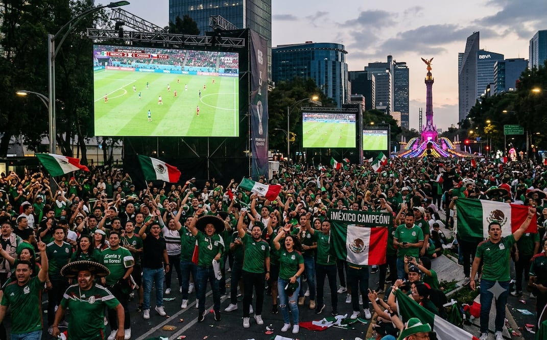 México vs Chequia: el Fan Fest se expande con nuevas pantallas gigantes y conciertos en CDMX. Foto: IA