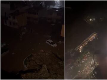 VIDEOS. Huéspedes capturan el impactante paso del huracán Otis en Acapulco