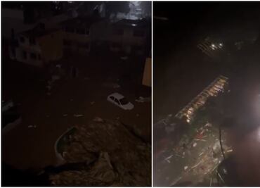 VIDEOS. Huéspedes capturan el impactante paso del huracán Otis en Acapulco