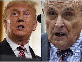 Rudy Giuliani, estando ebrio, recomendó a Trump que proclamara victoria