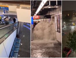 Suman 13 muertos tras insólitas inundaciones en Nueva York