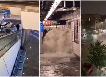 Suman 13 muertos tras insólitas inundaciones en Nueva York